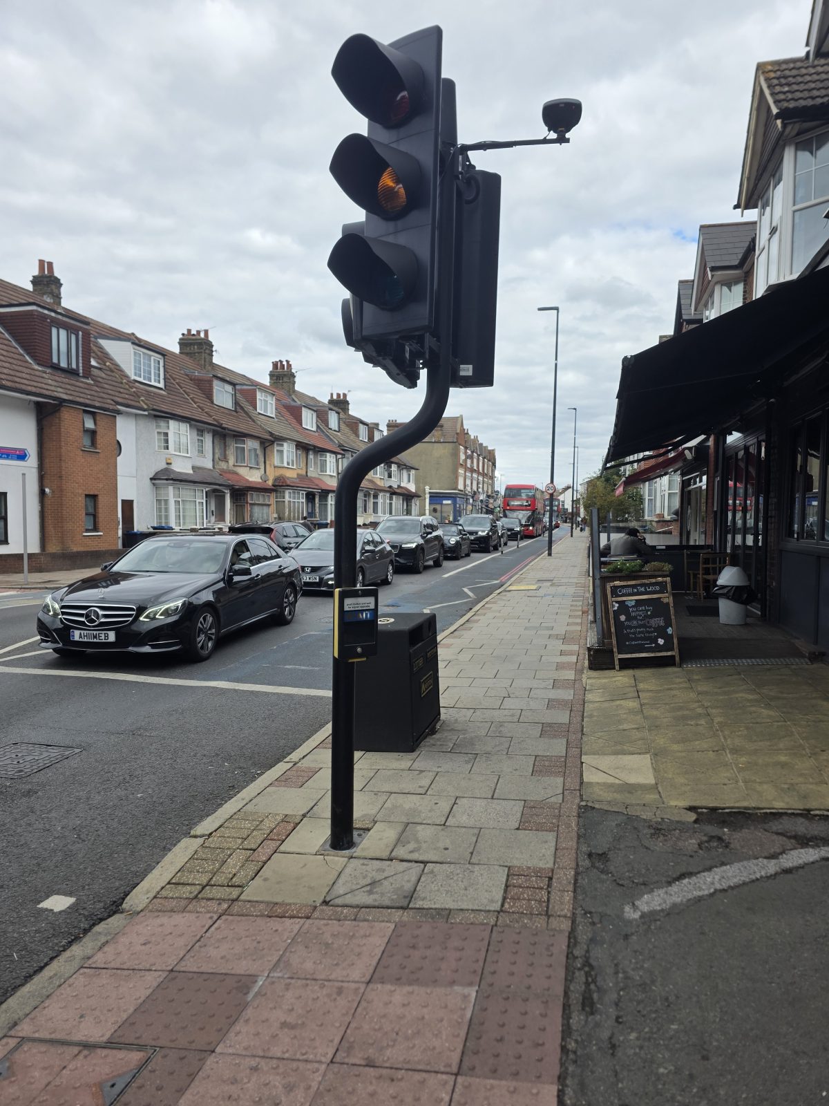 Traffic reported by a resident