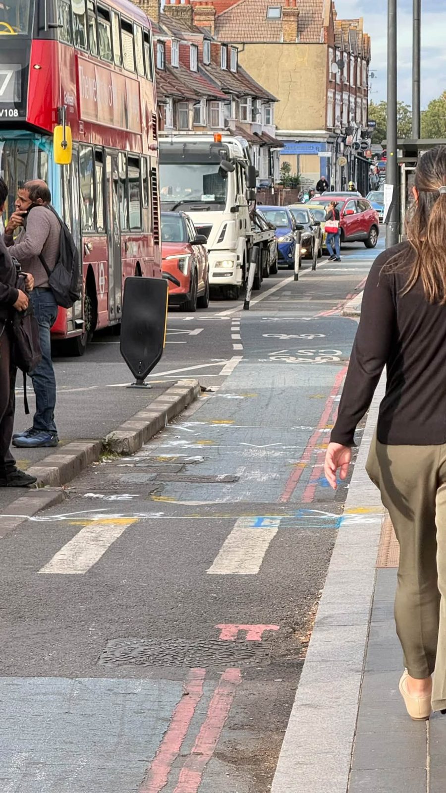 Traffic reported by a resident